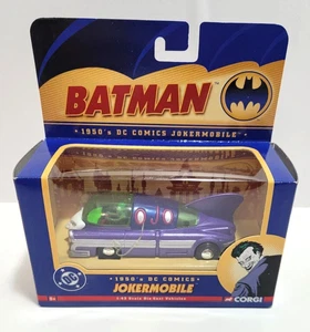 Jokermobile 1950s Corgi 1960s Batmobile Die Cast Vehicles Lot - Picture 1 of 6
