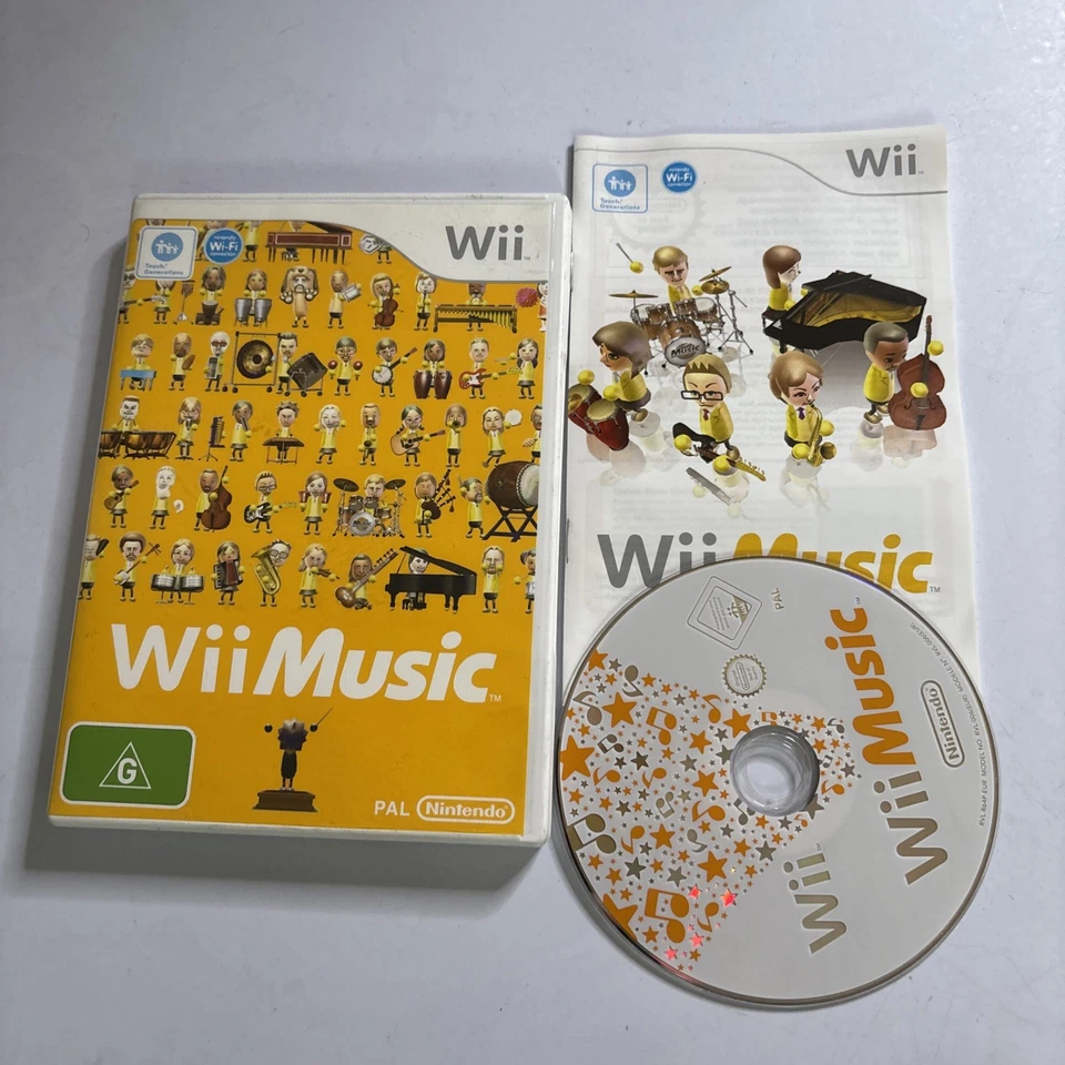 Wii Music For Nintendo Wii (PAL) (G) (2008) - Image 1 of 4