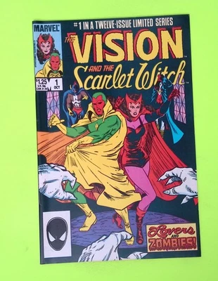 Vision and the Scarlet Witch #1 Vol. 2 1985 Marvel Comics 1st App 8.0 W57-40 - Photo 1/2