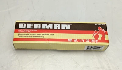 Derman Crema Antifúngica Pie de Atleta y Antiséptica con Tolnaftato 1% 1.76 OZ Foto 1 de 4