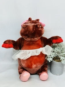 Hyacinth Hippo Ballerina Disney Plush Vintage Fantasia MC 13” RARE - Picture 1 of 6