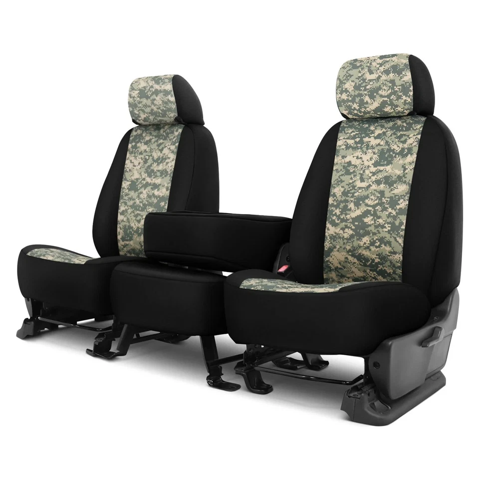 For Chevy Suburban 2500 00-06 Camo™ 1st Row Digital Green with Black Custom Seat Foto 1 de 1