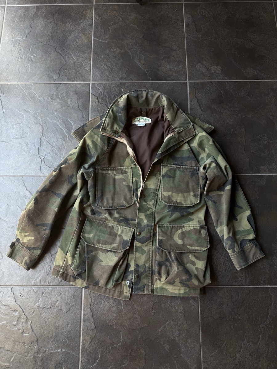 ジャケット・アウター vintage made in USA FIELDLINE GORE-TEXau Vintage Fieldline Gore-tex Camo Hunting Jacket Hooded Coat