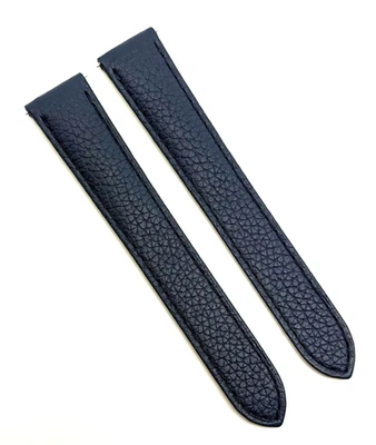 Cartier 16mm x 14mm Blue Calfskin Leather Watch Strap KD6WX348 New Authentic OEM - Image 1 of 4