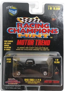 Die Cast 1948 Ford F-1 P/U Truck Black #164 Nascar Racing Champions Motor Trend - Picture 1 of 5