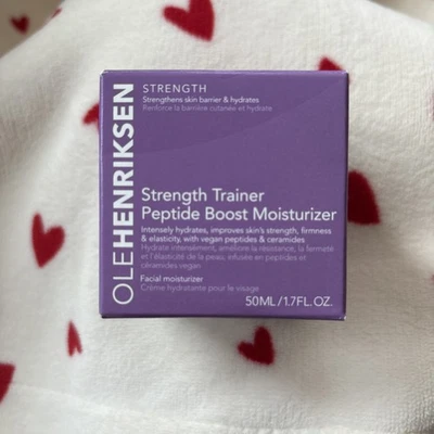 Crema hidratante Ole Henriksen Strength Trainer Peptide Boost (tamaño completo - 1,7 oz) nueva en caja Foto 1 de 4