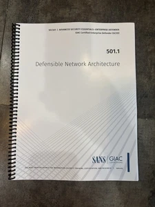 GIAC Certified Enterprise Defender SEC501 - Picture 1 of 7