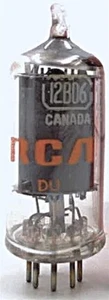 12BD6 TUBE RCA TESTÉ ET EMBALLÉ VINTAGE COMMERCIAL SURPLUS - Photo 1/3