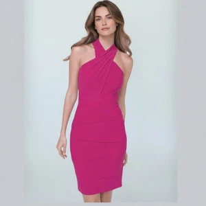 New White House Black Market Criss Cross Twisted Top Dress size 6 - Picture 1 of 7