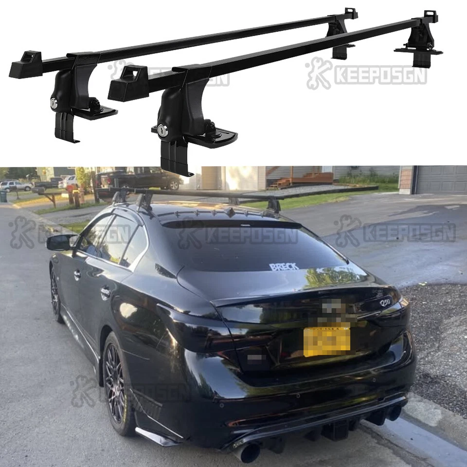 Portaequipajes barra transversal techo superior 54" para Infiniti Q40 Q45 Q50 Q60 Q70 Foto 1 de 4