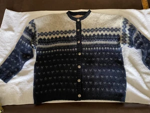 Maglione donna lana grande vintage anni 80 WOOLRICH - Foto 1 di 9