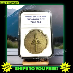 Challenge Coin - Army Delta Force Special Operations Oppressors Beware - Bild 1 von 12
