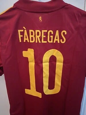 2021 Spain home jersey Youth L Brand new Cesc Fabregas - Image 1 of 3