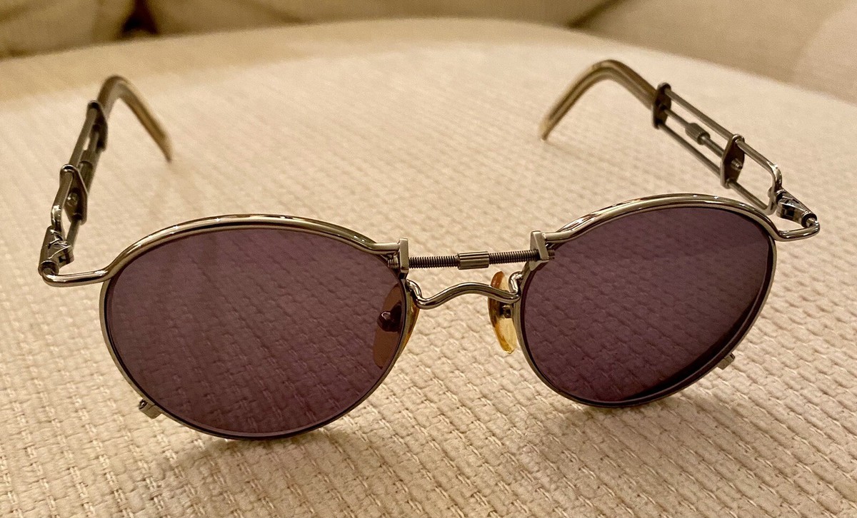 Jean Paul Gaultier Silver with Vintage Sunglasses for Men Jean Paul Gaultier Silver with Vintage Sunglasses for Men