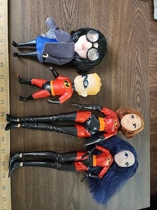 Disney Pixar The Incredibles Large Family 4 Figures with Edna & More Read Descri - Picture 1 of 14