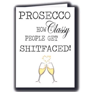 Birthday Cards / Best Friend Gifts Prosecco - Greeting Card - Picture 1 of 1