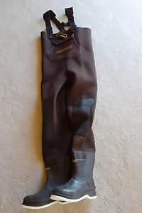 New Men Kobuk Brown Neoprene Fishing/Hunting Wader Felt Sole Sz 13 KING 200 Gram - Picture 1 of 4