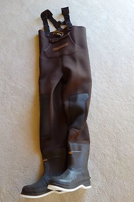 New Men Kobuk Brown Neoprene Fishing/Hunting Wader Felt Sole Sz 13 KING 200 Gram - Image 1 of 4