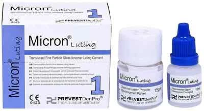 Prevest Denpro MICRON I Luting Permanant Glass Ionomer Dental Cement