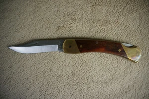 Schrade Uncle Henry Lock Blade Collectors Knife Leather Sheath and Real Diamond  - Picture 1 of 9