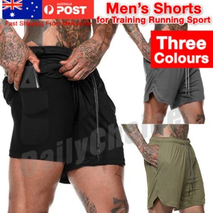 Men's Casual Shorts Gym Training Running Trousers Sports Workout Jogging Pants - Picture 1 of 15