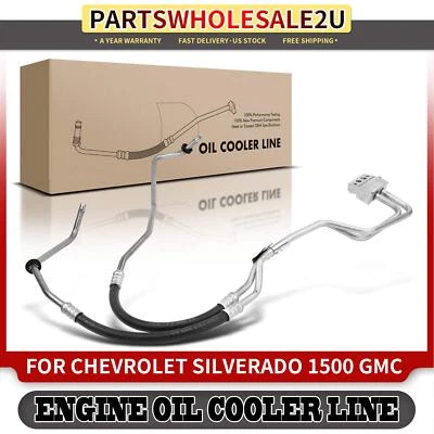 New Inlet & Outlet Engine Oil Cooler Hose Assembly for Chevrolet Silverado 1500 - Image 1 of 4