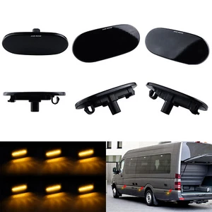 6x For Mercedes Benz Sprinter VW Crafter LED Side Indicator Repeater Light Amber - Picture 1 of 12