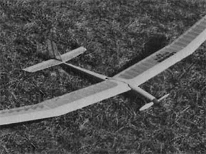 Ultra MK IV   86 inch Electrc Sailplane, Balsa Glider, RC AIrplane Prined Plans  - Picture 1 of 3