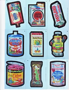 2022 Wacky Packages Mars Attacks Attacky Packages Serie 6 Juego completo de láminas - Imagen 1 de 9