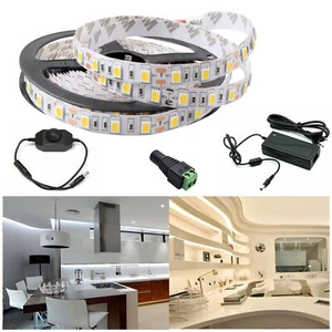 5m-20m LED Stripe 2835 SMD Streifen Band Leiste warmweiß kaltweiß Netzteil 12V - Bild 1 von 21