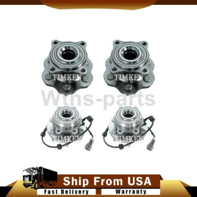 Timken Front Rear Wheel Bearing and Hub Assembly For Nissan Pathfinder 2005 2006 - Imagem 1 de 4