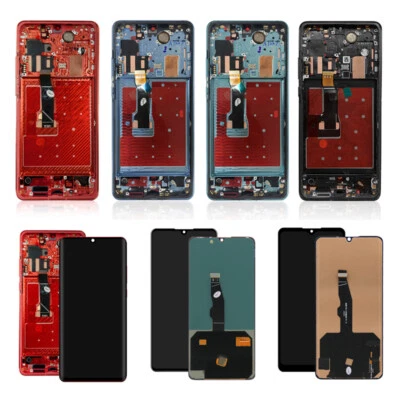 OLED For Huawei P30  Touch Screen Digitizer Assembly w/ Frame Replacement - Image 1 of 4