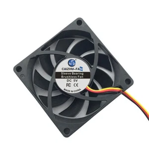 2x 2Pin 12V Ventilator lüfter Leise PC Gehäuselüfter Fan 80mm 70mm 60/50/40/30mm - Afbeelding 1 van 53