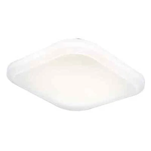 Commercial Electric 12"  Low Profile LED Flush Mount Square Closet Light Fixture - Picture 1 of 9