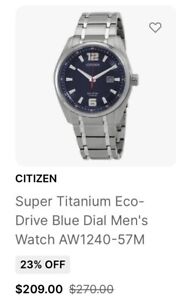 citizen ecodrive super titanium mens