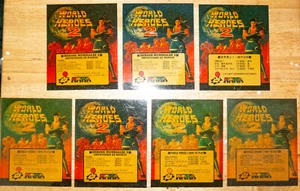 100% Authentic Neo Geo Mini Marquee WORLD HEROS 2 MULTI - Picture 1 of 1