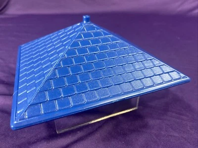 Lincoln Logs M-6547 Blue Roof Replacement Part GUC - Image 1 of 4