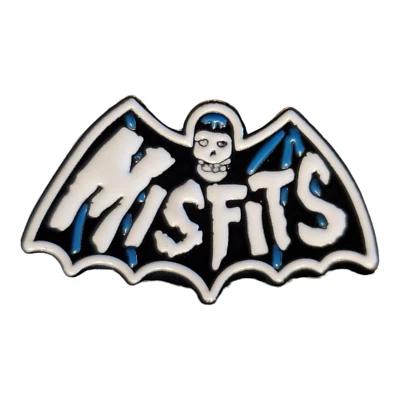Misfits черный синий летучая мышь эмали заколка Fiend клуб металл панк музыка новый - Изображение 1 из 2