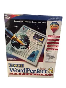 Corel WordPerfect Suite 8 Standard New in Box With Shrink Wrap Free Shipping - Picture 1 of 9