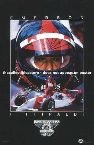 EMERSON FITTIPALDI INDIANAPOLIS 500 CHAMPS COLLECTION COSTACOS MINI PHOTO POSTER Cover