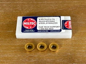 MIL-TEC Carbide Inserts - PS312-MTC54A2 R-PS-312-5-2-TN - Qty. 3 - NEW!!! - Picture 1 of 2