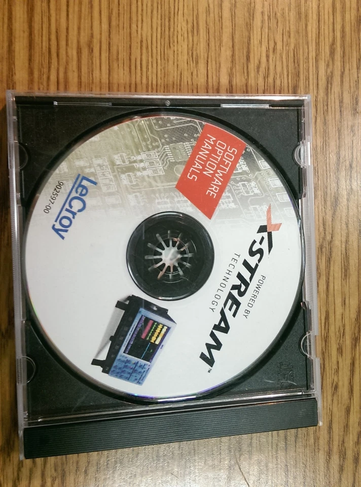 Llecroy x-stream Software Option Manual CD - Image 1 of 1