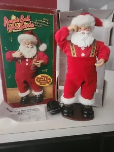 Jingle Bell Rock Animated Dancing Santa PARTS ONLY 1st Edition 1998 Collectible - Picture 1 of 3