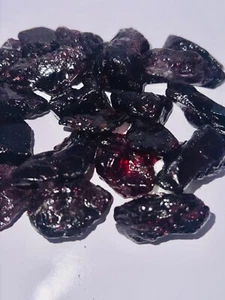 LOTE de piedras preciosas sueltas muy raras de Birmania áspera de painita roja natural sin tratar - Imagen 1 de 8
