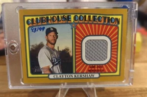 Clayton Kershaw /99 Topps Heritage Game Used Patch - Picture 1 of 2