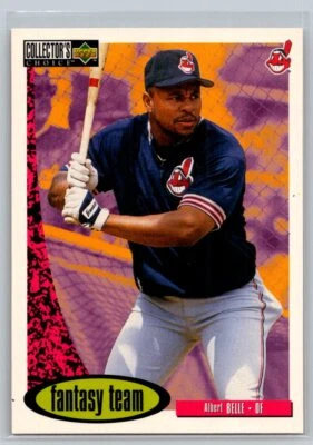 💎1996 Collector's Choice Baseball #279 Albert Belle - Cleveland Indians💎 - Image 1 of 2