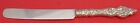 Les Six Fleurs By Reed And Barton Sterling Silver Dinner Knife Blunt Sp 10 1/4"