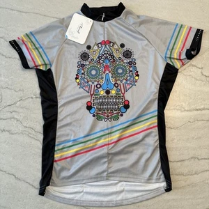 Women’s Primal Cycling Jersey Skull Day Of Dead Sz 2XL - Picture 1 of 6