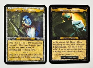 Tarjetas promocionales A TOUCH OF EVIL Song of the Dead & Ominous Overture NUEVAS - Imagen 1 de 2