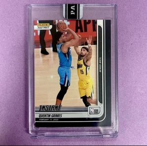 2022-23 Panini Instant NBA Quentin Grimes #131 RISING STARS-BLACK 1/1 (AU2) - Picture 1 of 2